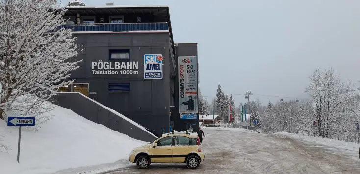 Bottom of the Pöglbahn lift in Inneralpbach