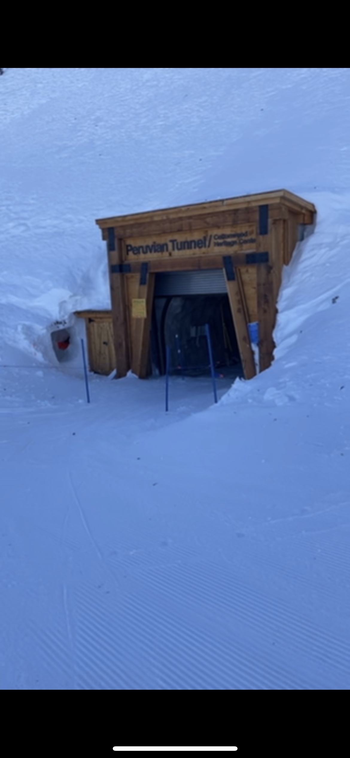 Peruvian Tunnel to the backside