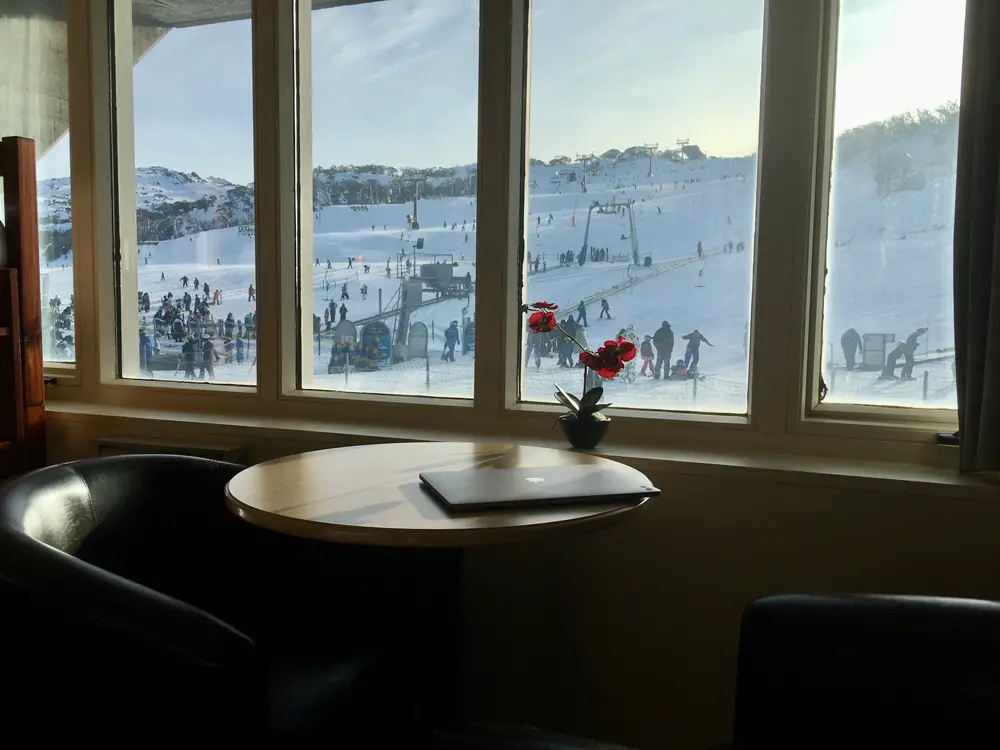 Great location of the Perisher Valley Hotel