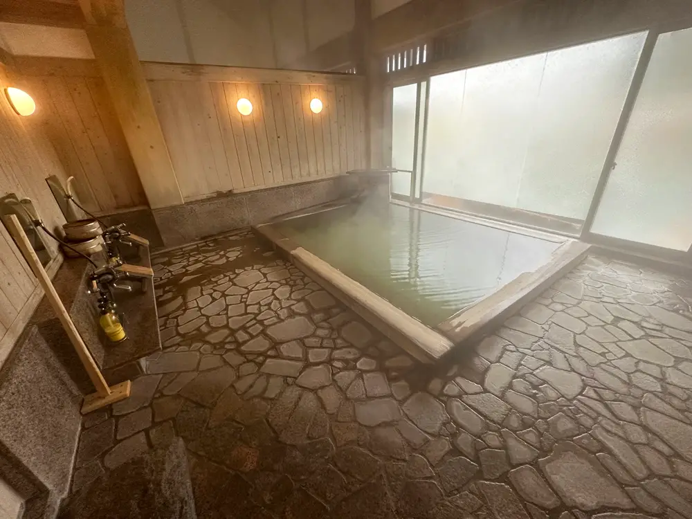 The onsen at Naraya Ryokan