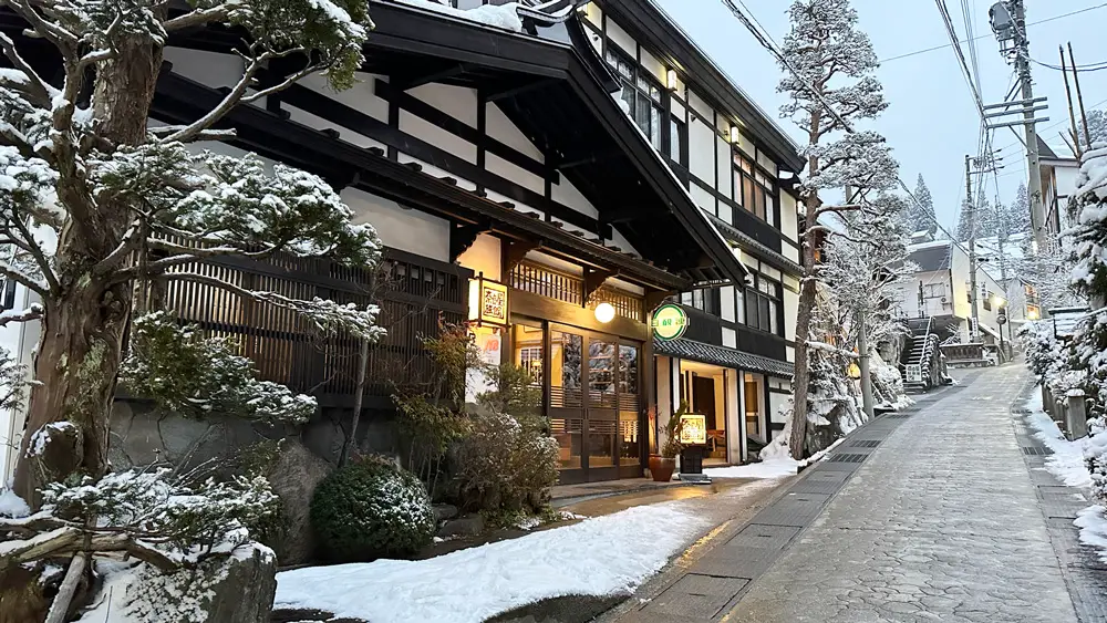 Some streets have lovely traditional architecture