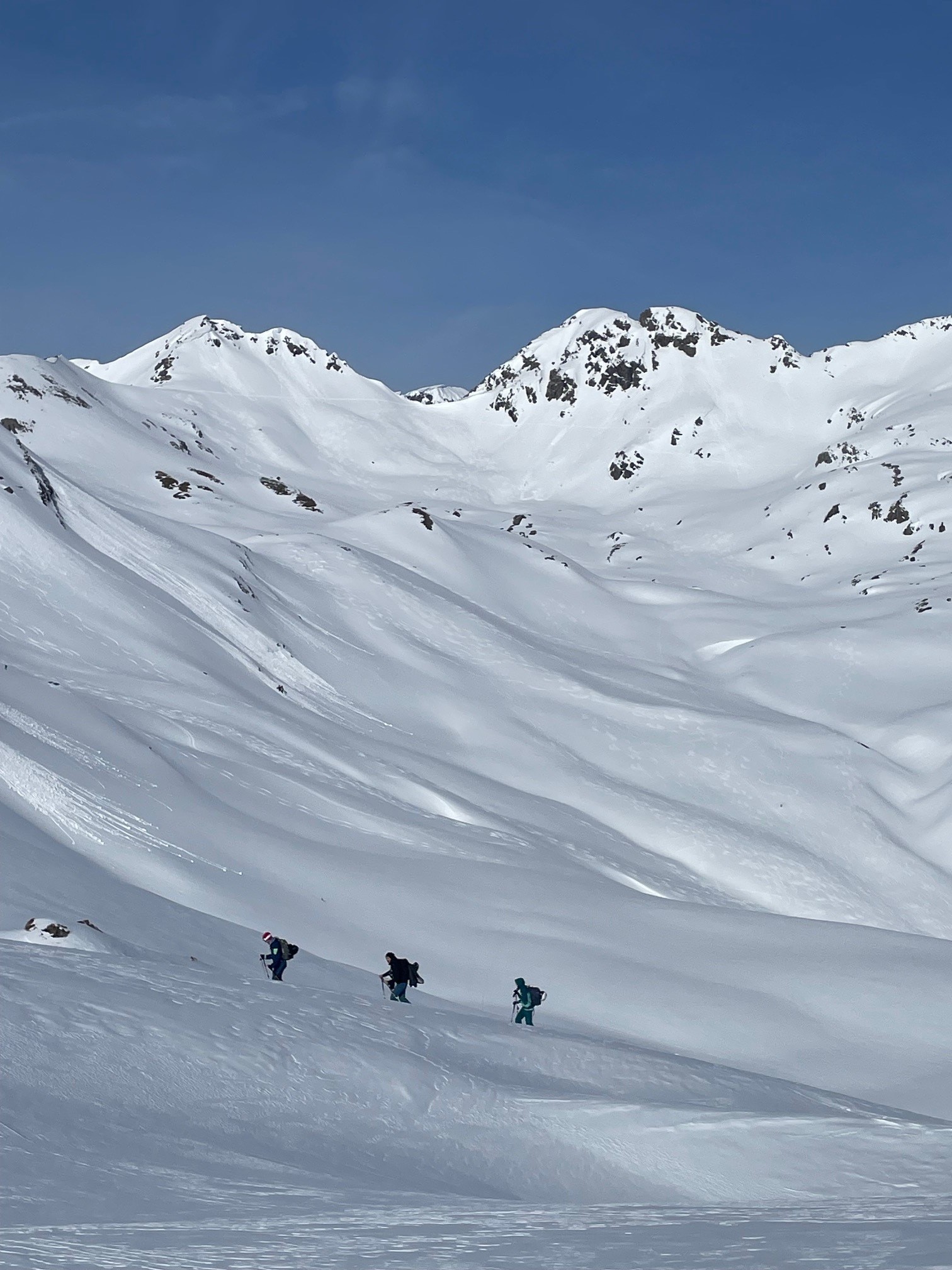 Ski touring through Lech's gorgeous terrain