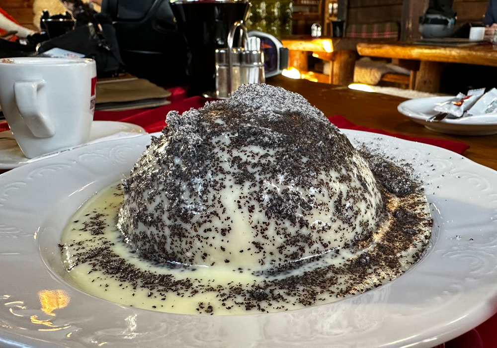 Impressive Austrian peak (Germknödel!)