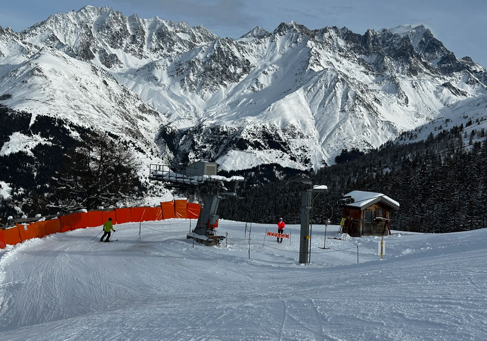 A T bar services much of the upper terrain