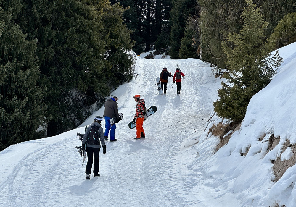 Off for a hike to increase terrain variety