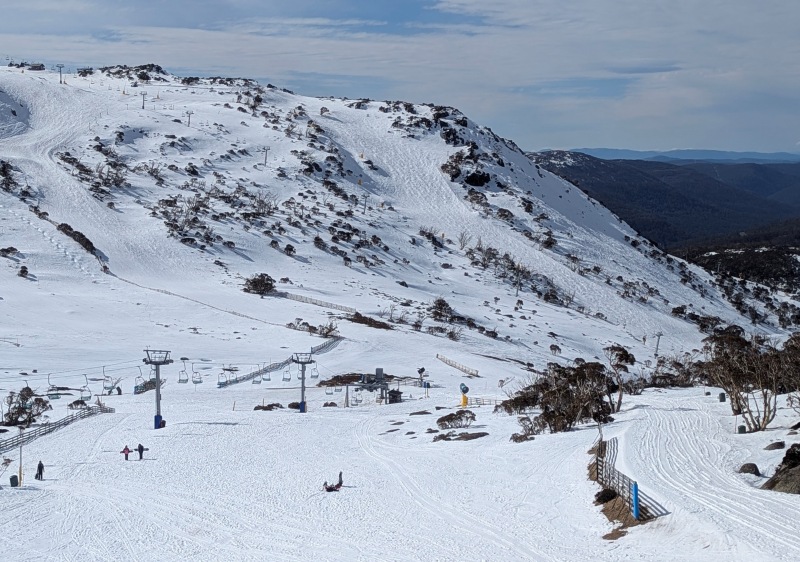 Perisher ski resort's best terrain is at Blue Cow