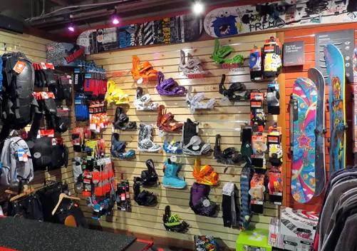 snowboard in store