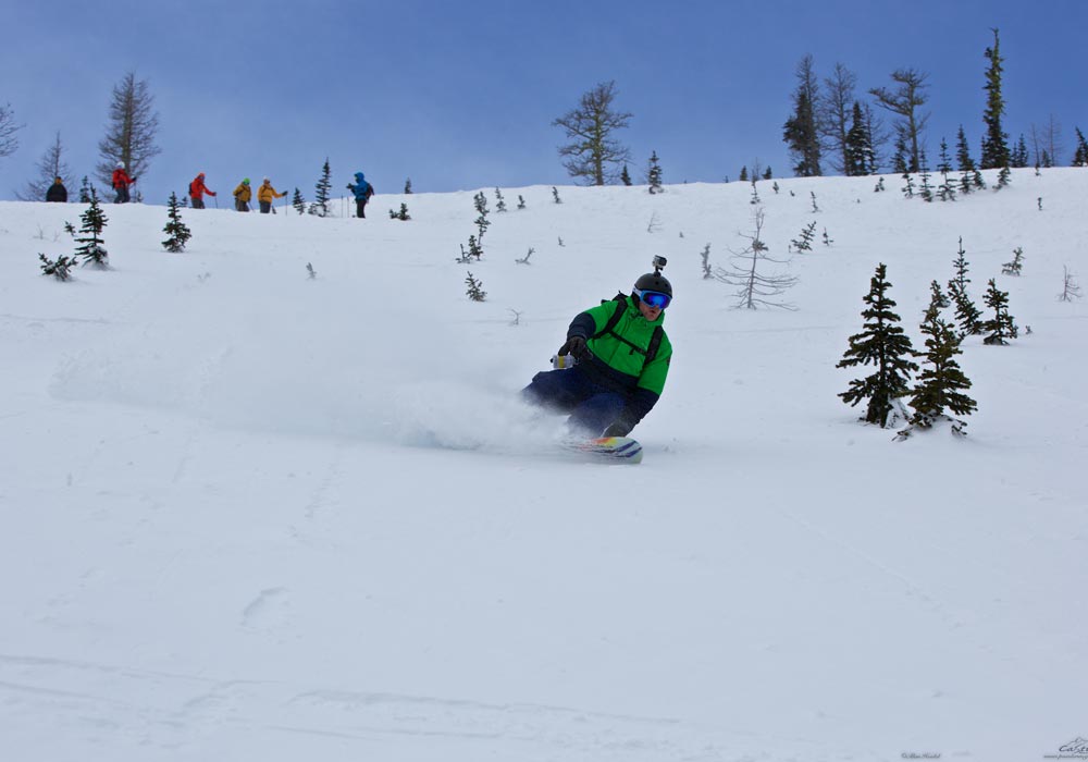 Castle Mountain Cat Skiing Powder Stagecoach Alberta