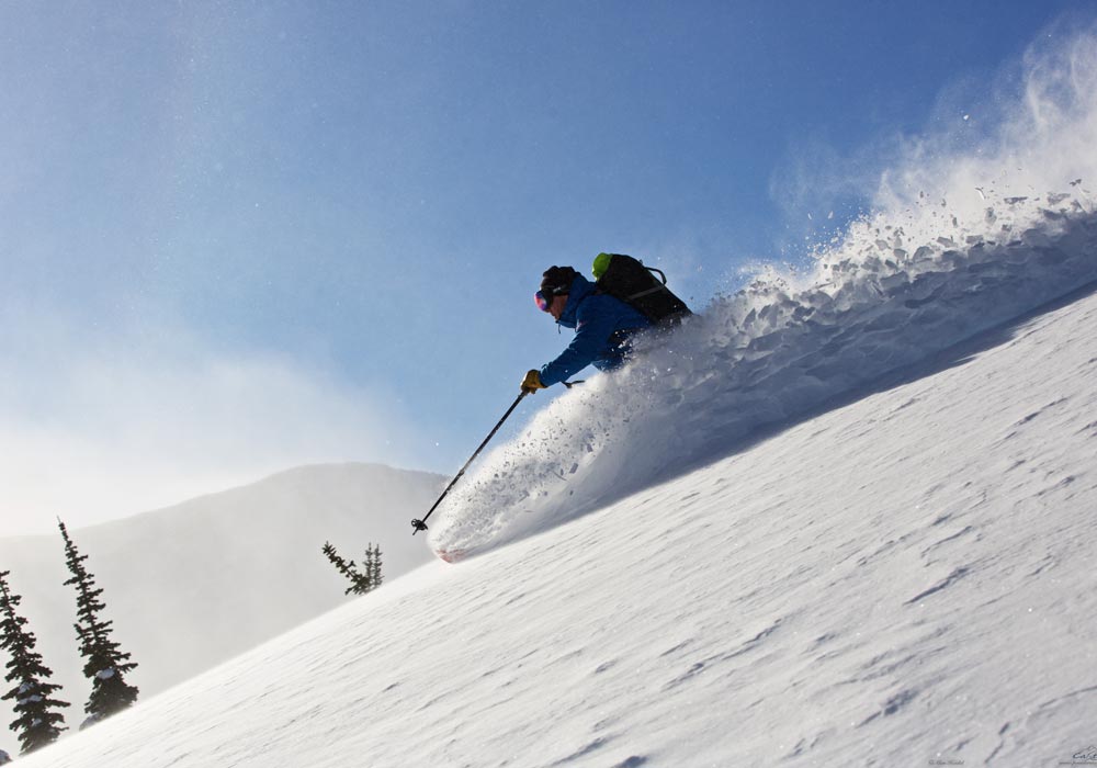Castle Mountain Cat Skiing Powder Stagecoach Alberta
