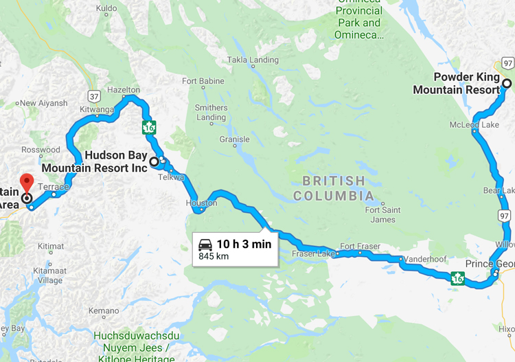 Northern BC Skiing Northern Powder Highway