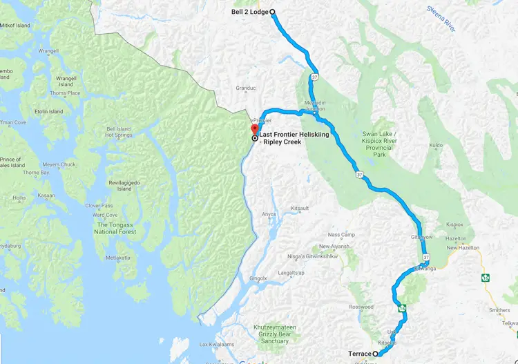 Northern BC Skiing Northern Powder Highway