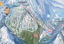 Red Mountain (Granite Mountain Southside) Ski Trail Map