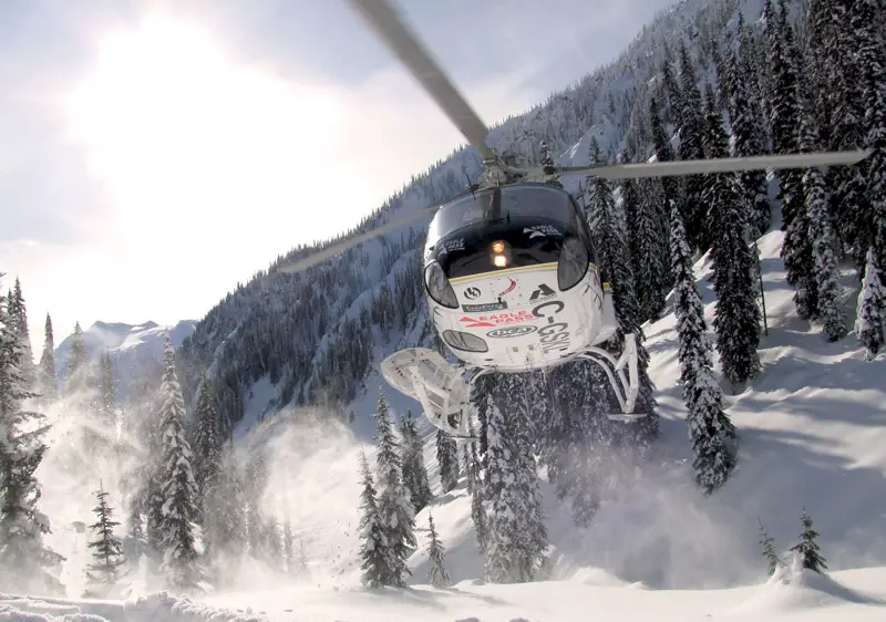 Heli skiing is popular in and around Revelstoke & is some of the best on the planet