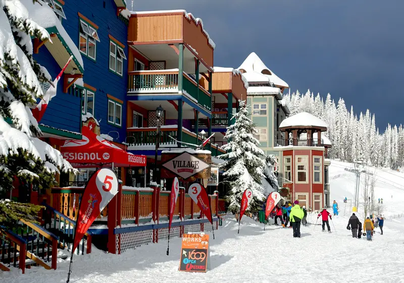 Silver Star Canada: mid-mountain village