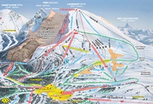 Sunshine Lookout Mountain Ski Trail Map