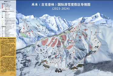 Jikepulin Hemu Ski Trail Map