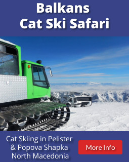 Balkans Cat Ski Safari Europe Banner Ad