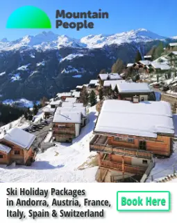 Mountain People Ski & Snowboard Holiday Packages Europe Austria, Andorra, Spain, Switzerland, Italy, France