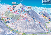 Alpbachtal Sector Ski Trail Map