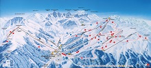 Axamer Lizum Ski Trail & Piste Map