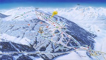  Bergeralm Ski Trail Map