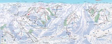 Montafon - Brandnertal Resorts Map