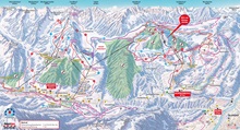 Brandnertal – Brand/Bürserberg Ski Trail Map