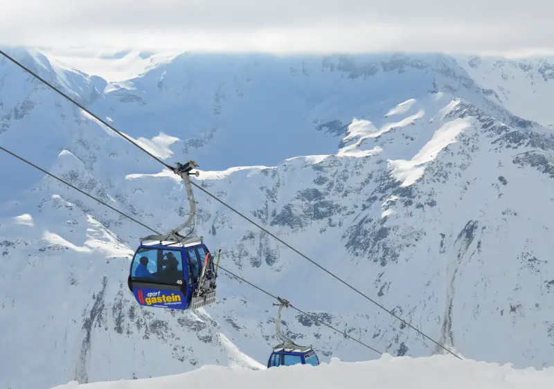 Gastein ski resort Austria