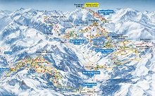 Gasteinertal Ski Trail Map