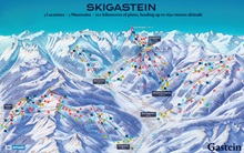  Gastein Ski Trail Map