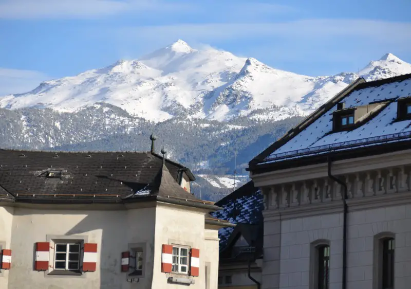 Glungezer ski resort rises far above Innsbruck