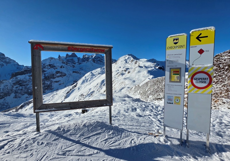 Freeride zones at Golm were closed