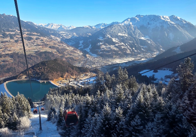 Looking to Tschagguns, Schruns & Silvretta Montafon