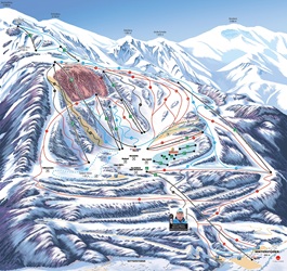 Hinterstoder Ski Trail Map