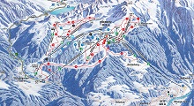 Hochoetz Ski Trail Map