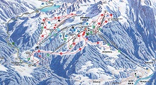 Hochoetz Ski Trail Map 