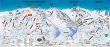  Hochzillertal Ski Trail Map