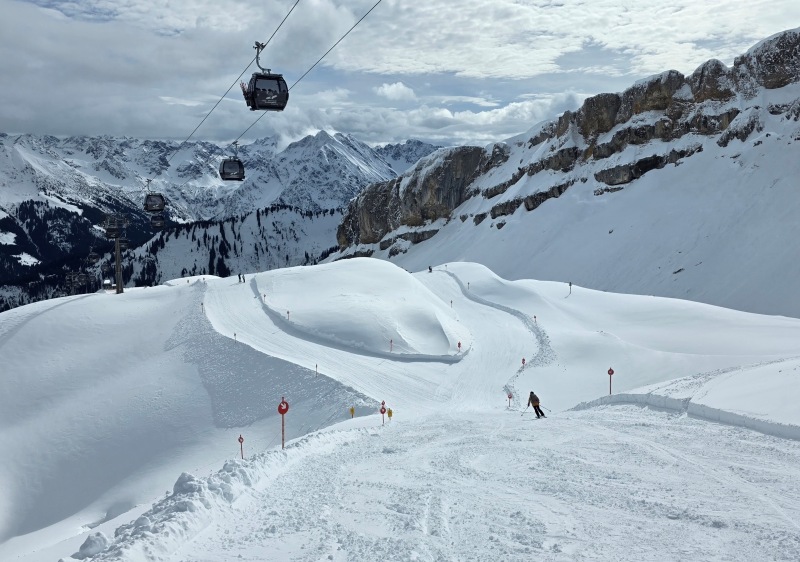 Ifen ski resort Kleinwalsertal Vorarlberg Austria