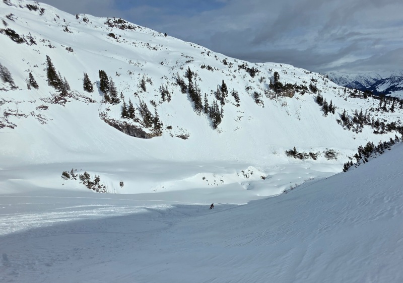 Ski route IF3a at Ifen