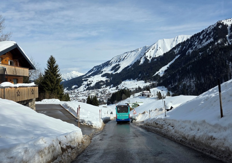 Bus in the vicinity of Oberwäldele & Wäldele