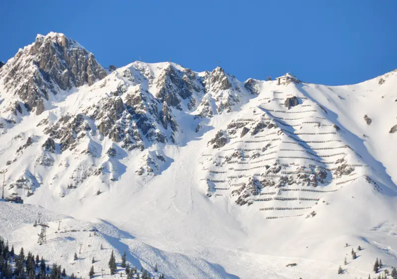 The iconic Nordkette ski resort has steep, sunny slopes above Innsbruck