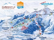 Muttereralm Ski Trail & Piste Map
