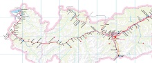 Austria West Rail Map