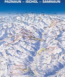  Paznaun Silvretta Pass Resort Map