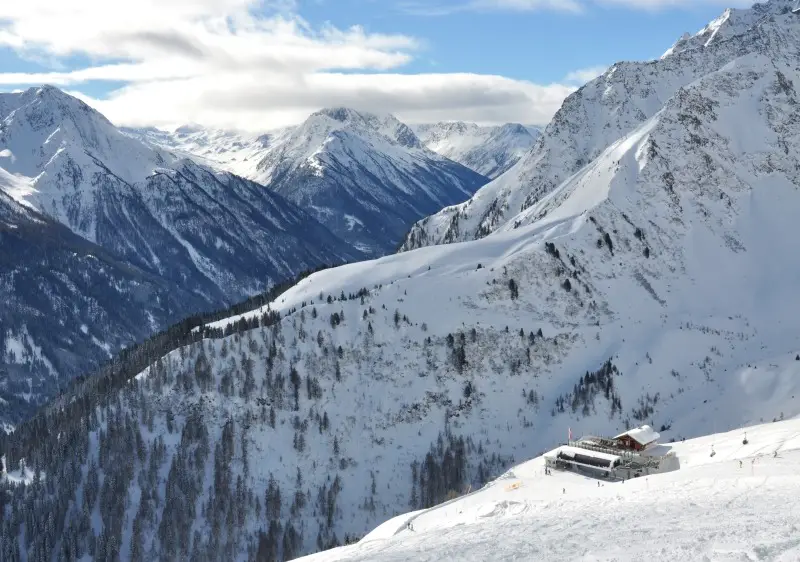 Kappl ski resort, Paznaun valley, Austria