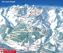  Kappl Ski Trail Map