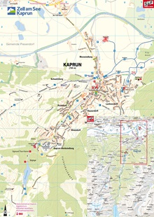 Kaprun Village Map