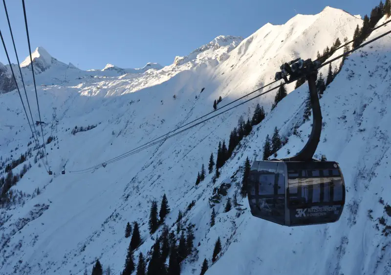 The new 3K gondola revolutionises transport between Kaprun & Kitzsteinhorn