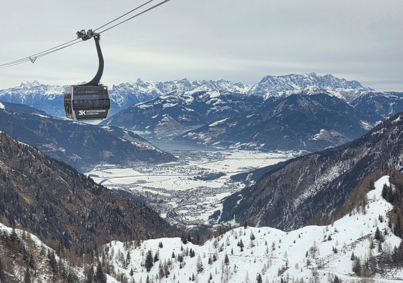 3K looking down to Kaprun & beyond to Zell am See
