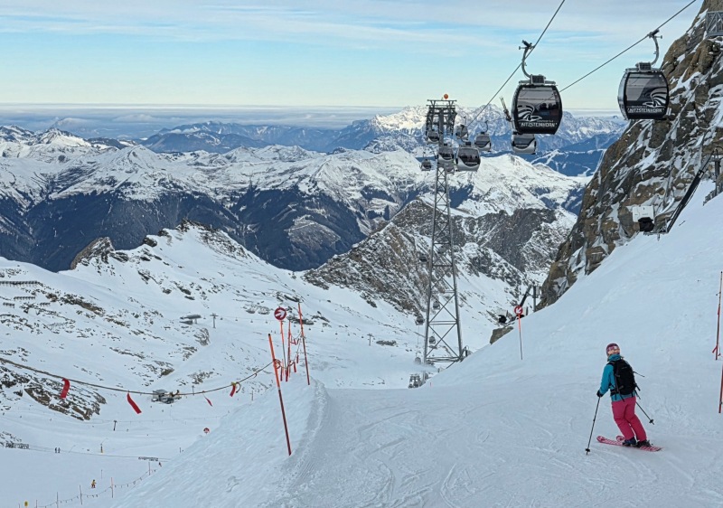 Descending from the top!